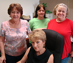 The heart of Magnolia Steel - our office staff.